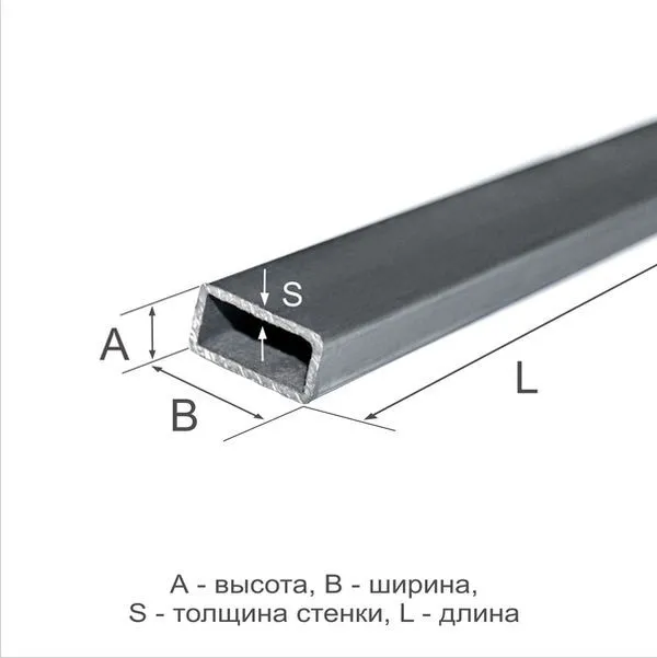 Труба профильная 80х40х4 09Г2С ГОСТ 13663-86 - 5