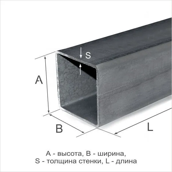 Труба профильная 80х80х2 Ст2пс ГОСТ 13663-86 - 4